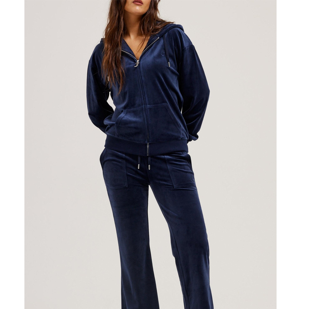 JUICY COUTURE Halan Oversized Hoodie Γυναικεία Ζακέτα με κουκούλα - 5