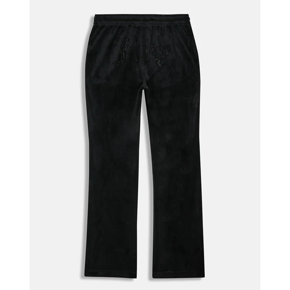 JUICY COUTURE Classic Velour Tina Outline Track Pant  With Diamante Branding Γυναικείο Βελούδινο Παντελόνι Φόρμας - 2