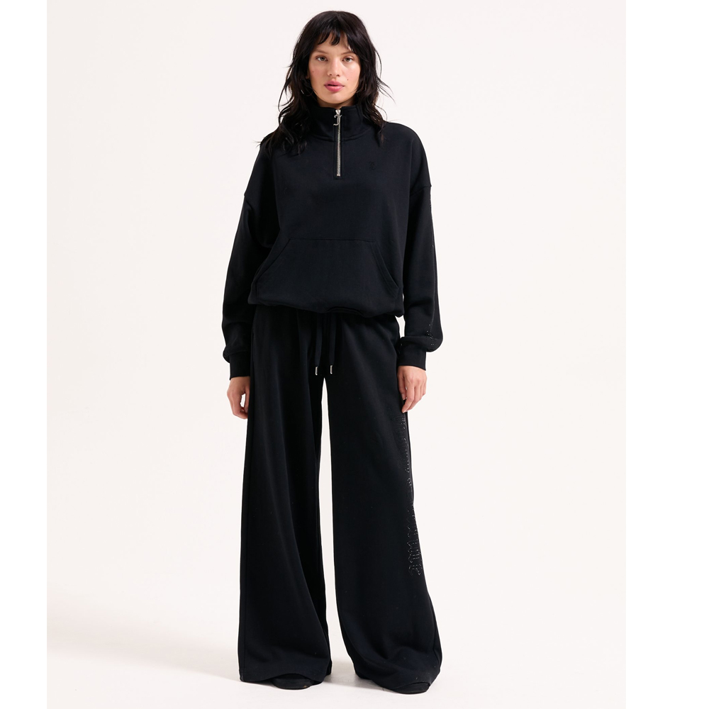 JUICY COUTURE Annen Ultra Low Wide Leg Trackpant Γυναικείο Παντελόνι Φόρμας - 3
