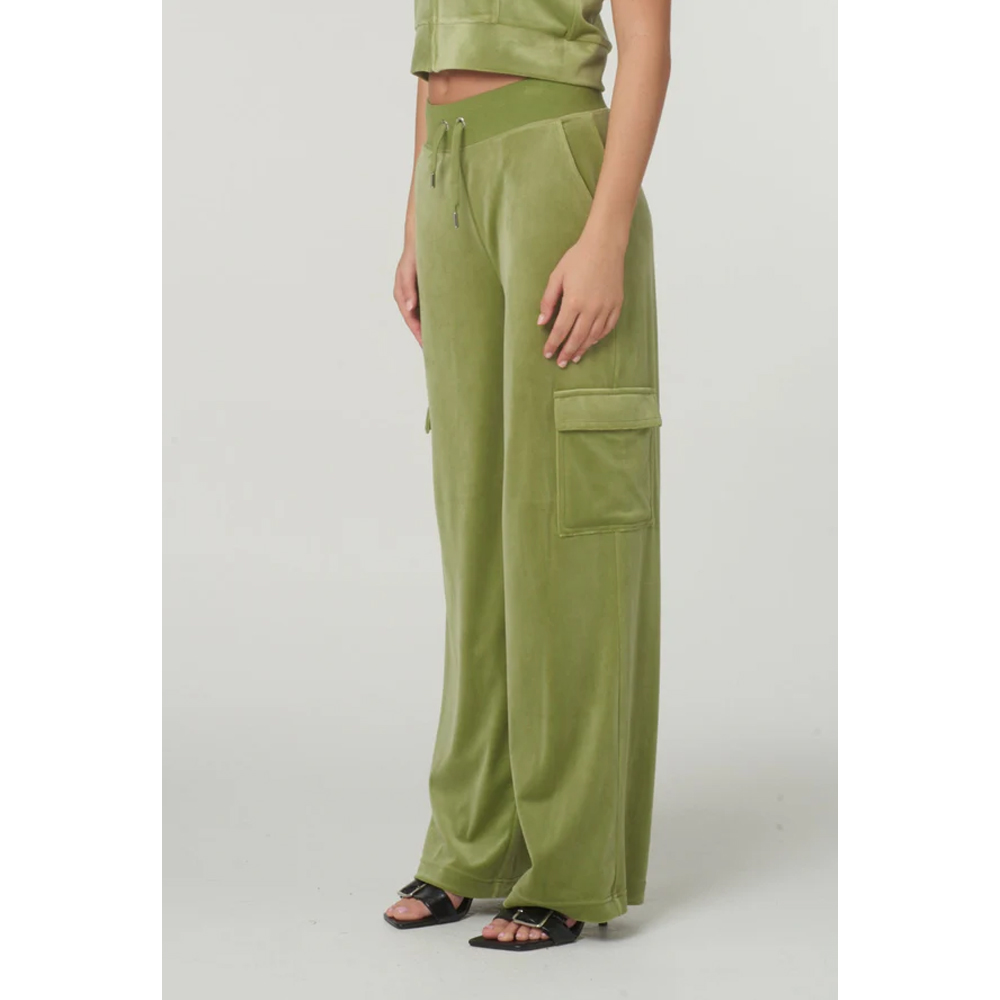 JUICY COUTURE Audree Cargo Trouser Mosstone Γυναικείο Παντελόνι Φόρμας - 2