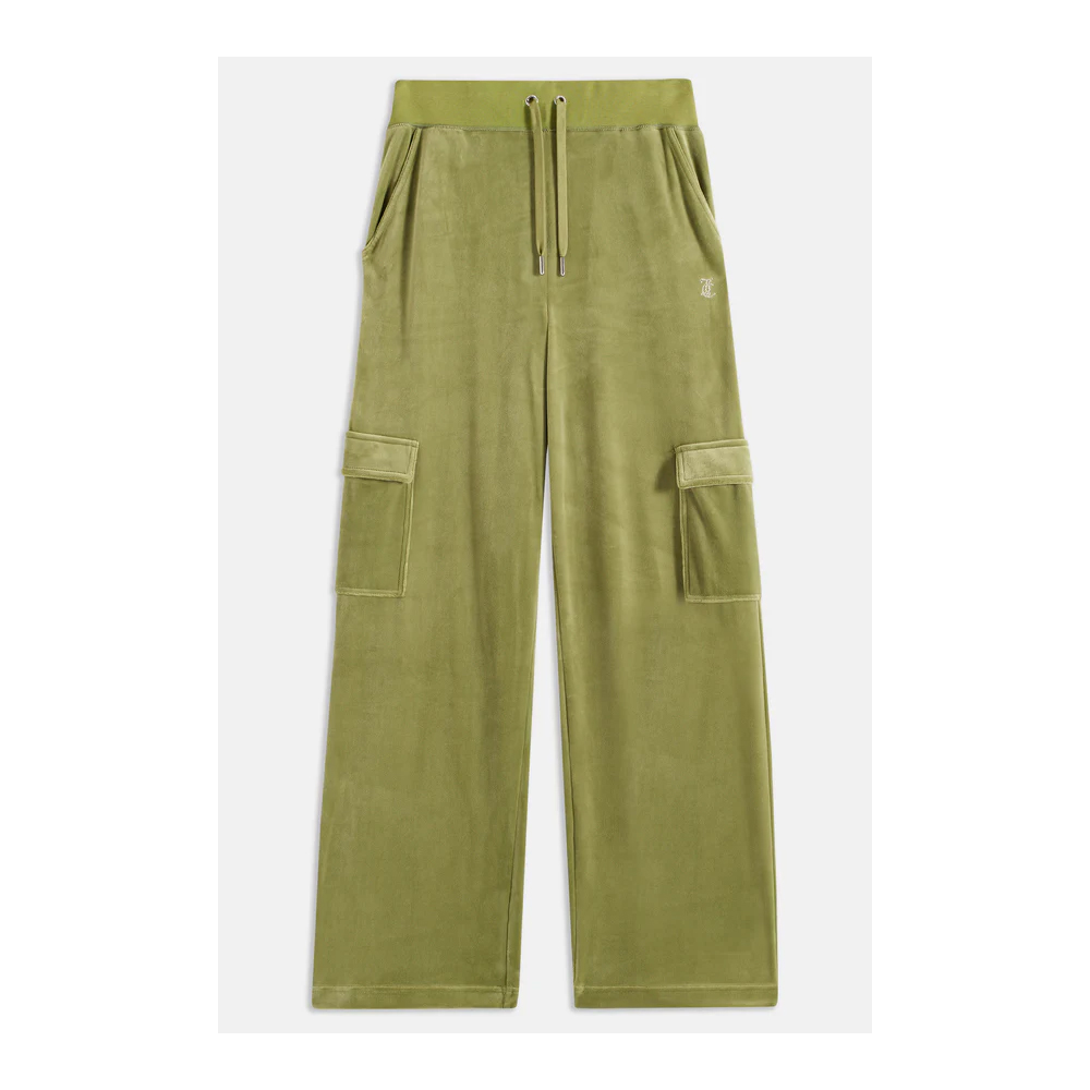 JUICY COUTURE Audree Cargo Trouser Mosstone Γυναικείο Παντελόνι Φόρμας - 4