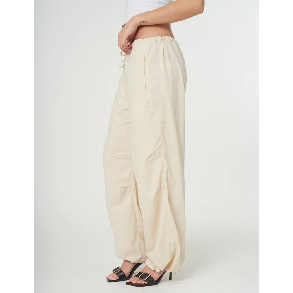 JUICY COUTURE Ayla Parachute Pants Brazilian Sand Γυναικείο Παντελόνι Φόρμας  - 3