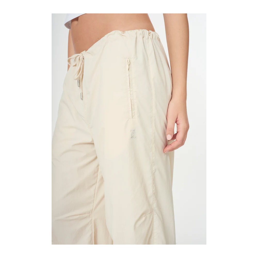 JUICY COUTURE Ayla Parachute Pants Brazilian Sand Γυναικείο Παντελόνι Φόρμας  - 4