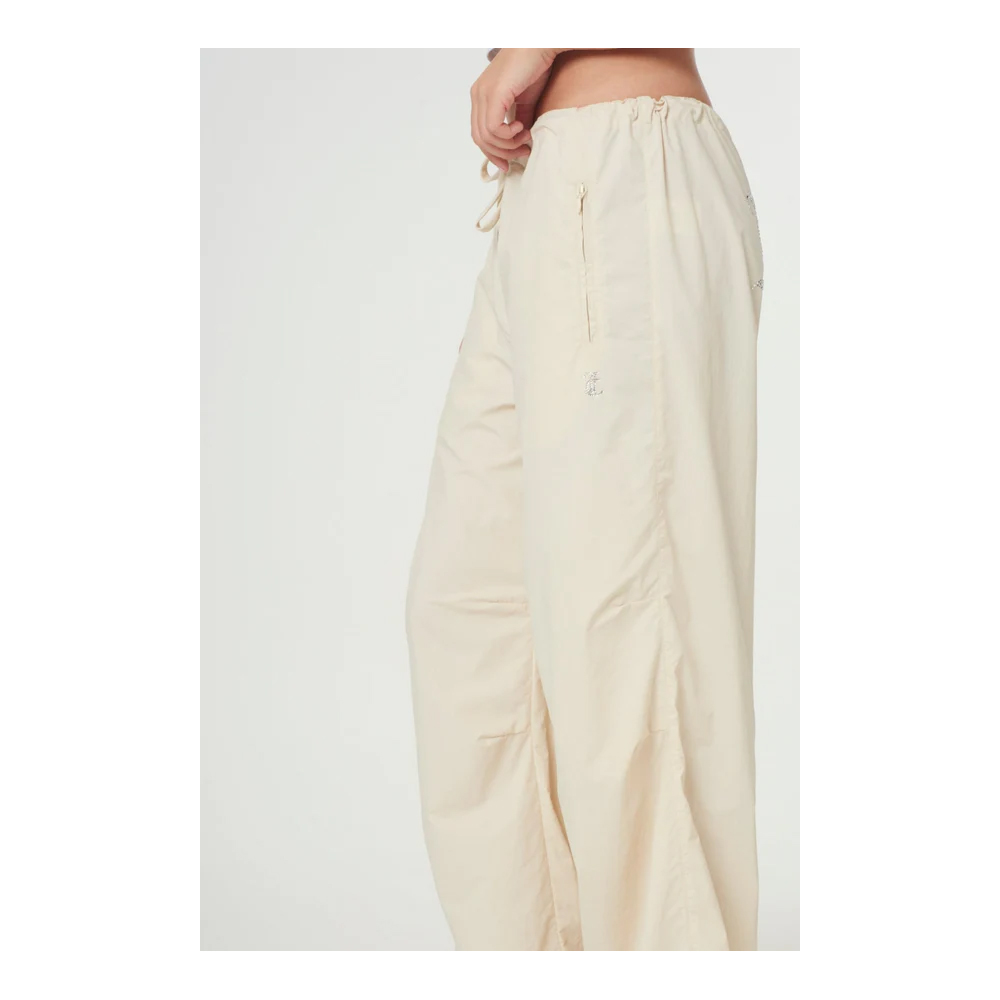 JUICY COUTURE Ayla Parachute Pants Brazilian Sand Γυναικείο Παντελόνι Φόρμας  - 5