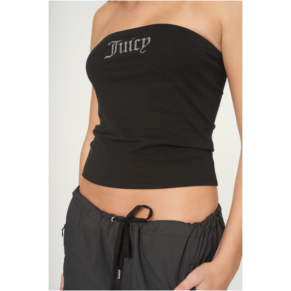 JUICY COUTURE Babey Jersey Bandeau Top Γυναικείο Τοπ Στράπλες - 2