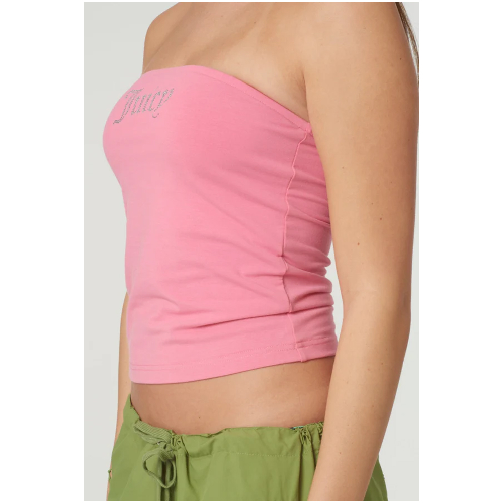 JUICY COUTURE Babey Jersey Bandeau Top Γυναικείο Τοπ Στράπλες - 2