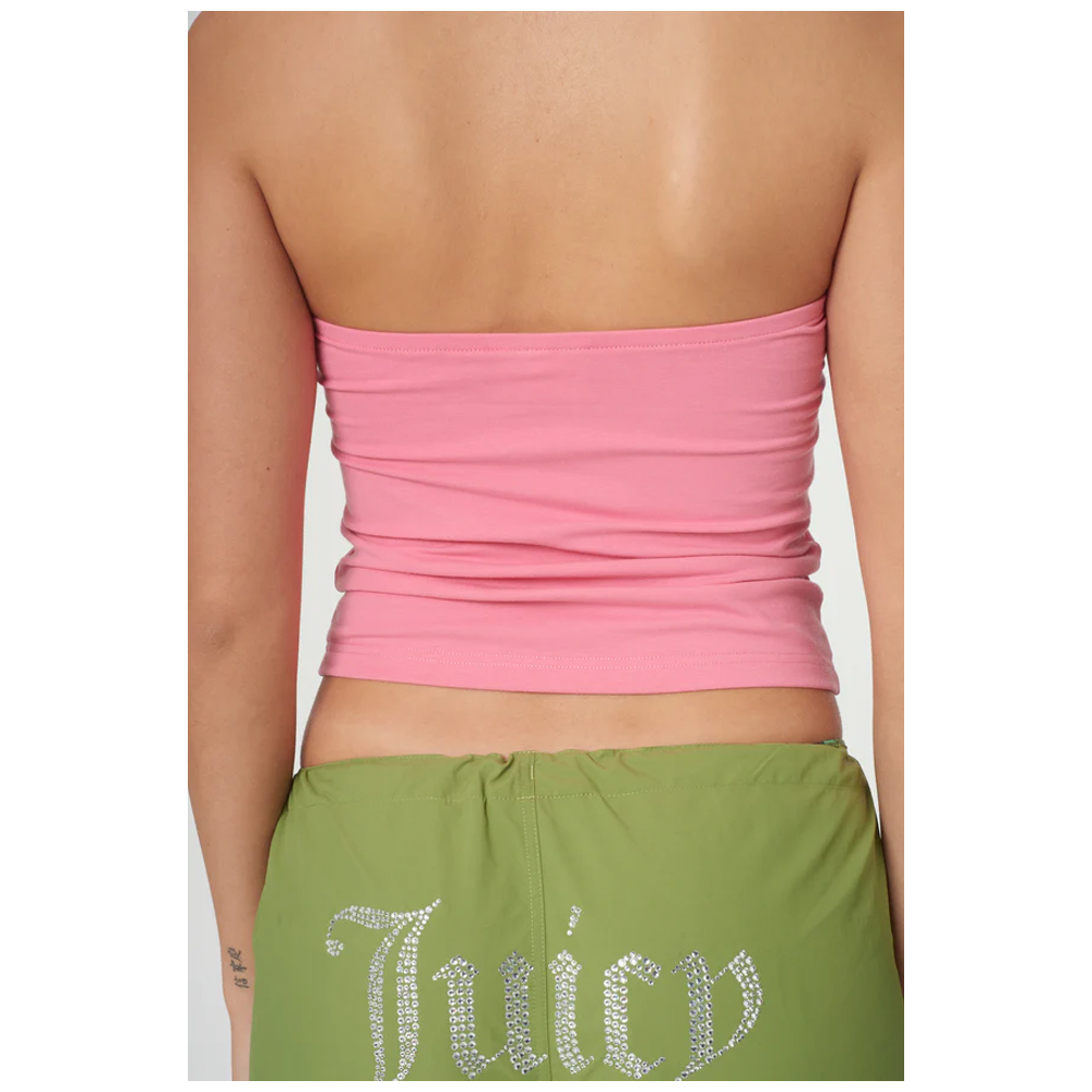 JUICY COUTURE Babey Jersey Bandeau Top Γυναικείο Τοπ Στράπλες - 3