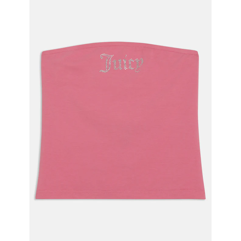 JUICY COUTURE Babey Jersey Bandeau Top Γυναικείο Τοπ Στράπλες - 4