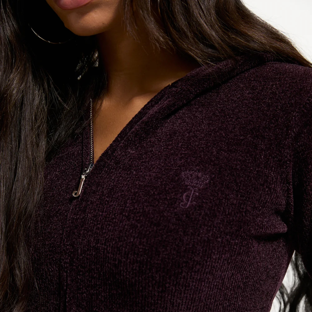 JUICY COUTURE Maya Knit Hoodie Γυναικεία  Ζακέτα με κουκούλα - 2