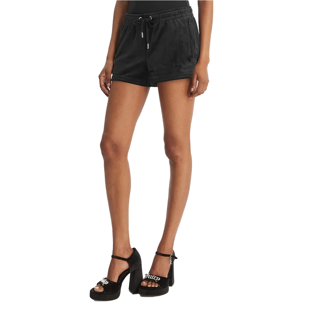 JUICY COUTURE Tamia Outline Shorts Γυναικείο Σορτς - Μαύρο