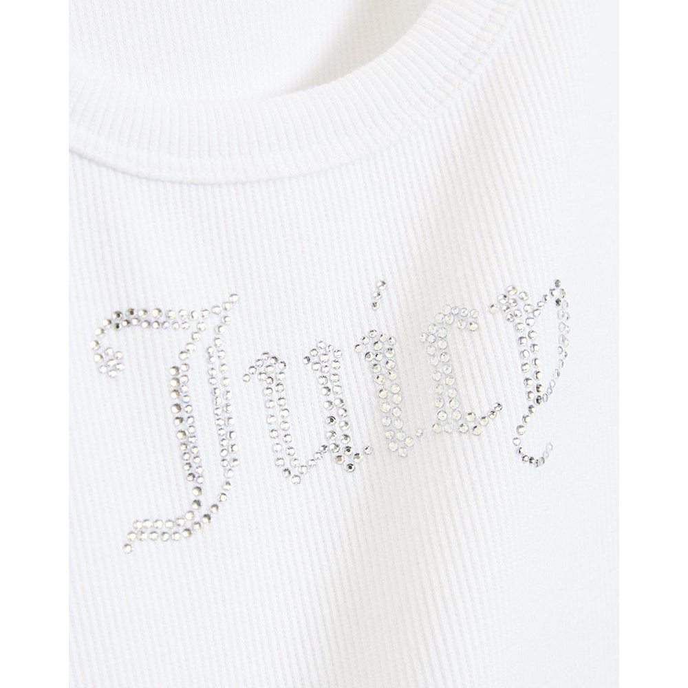 JUICY COUTURE Rib Racer Vest Top Γυναικείο Αμάνικο T-Shirt  - 3