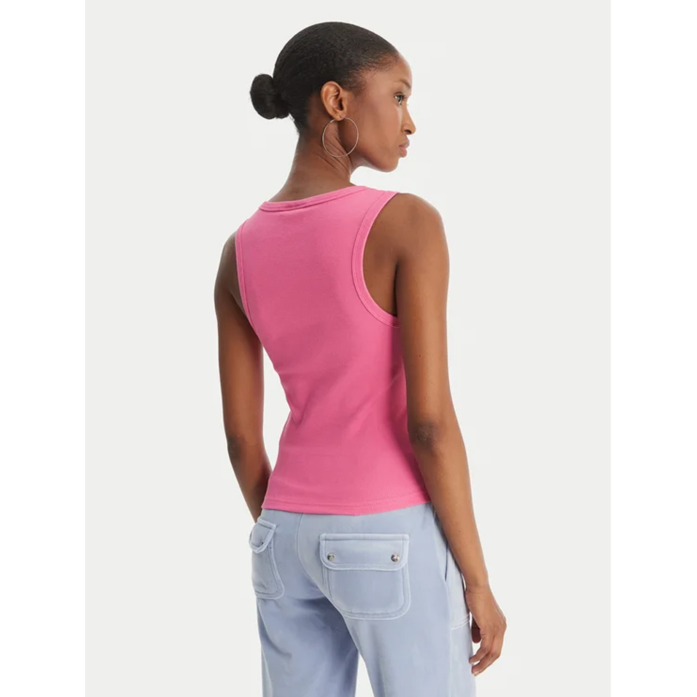 JUICY COUTURE Thin Strap Racer Vest Γυναικείο Αμάνικο T-Shirt - 2