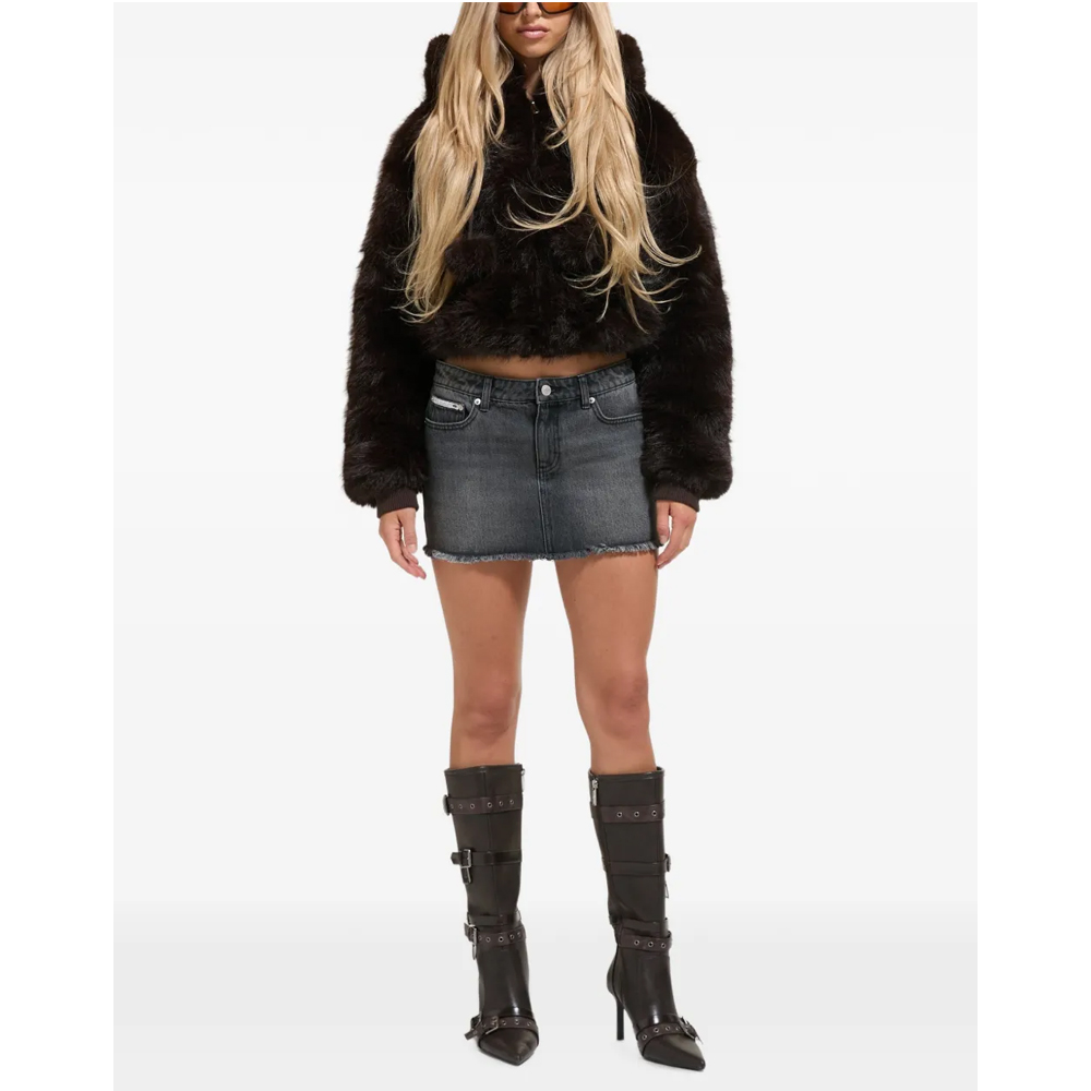 JUICY COUTURE Fur Jacket Γυναικείο Γούνινο Μπουφάν - 3