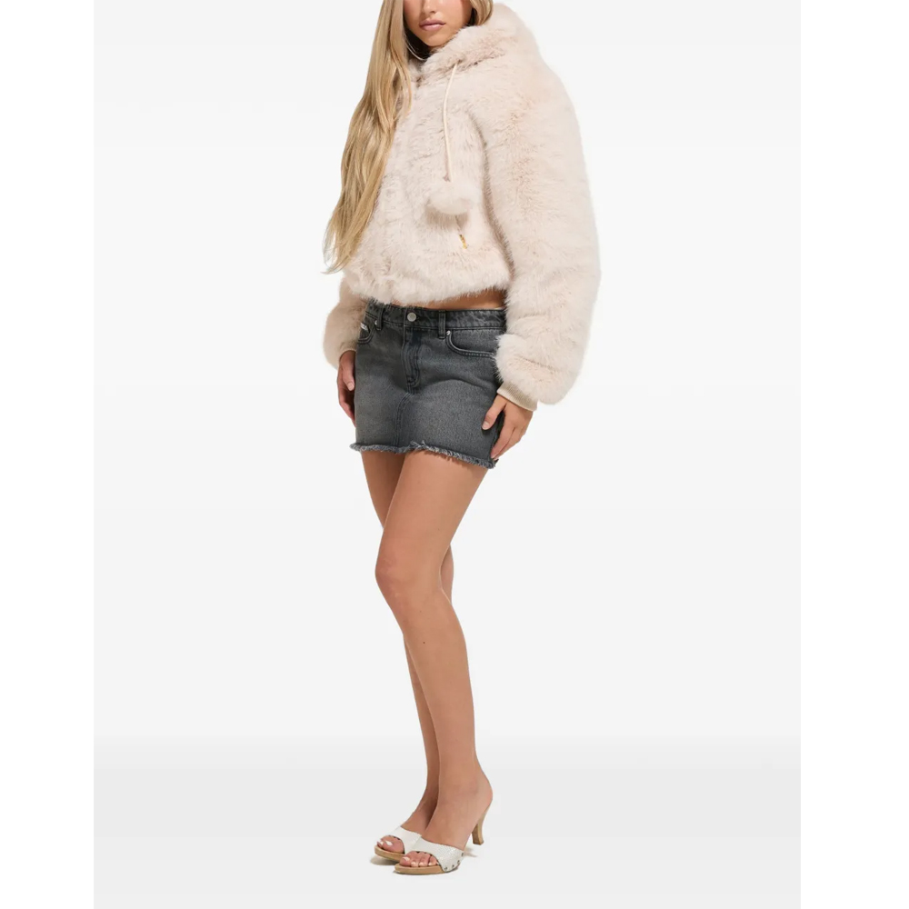 JUICY COUTURE Fur Jacket Γυναικείο Γούνινο Μπουφάν - 3