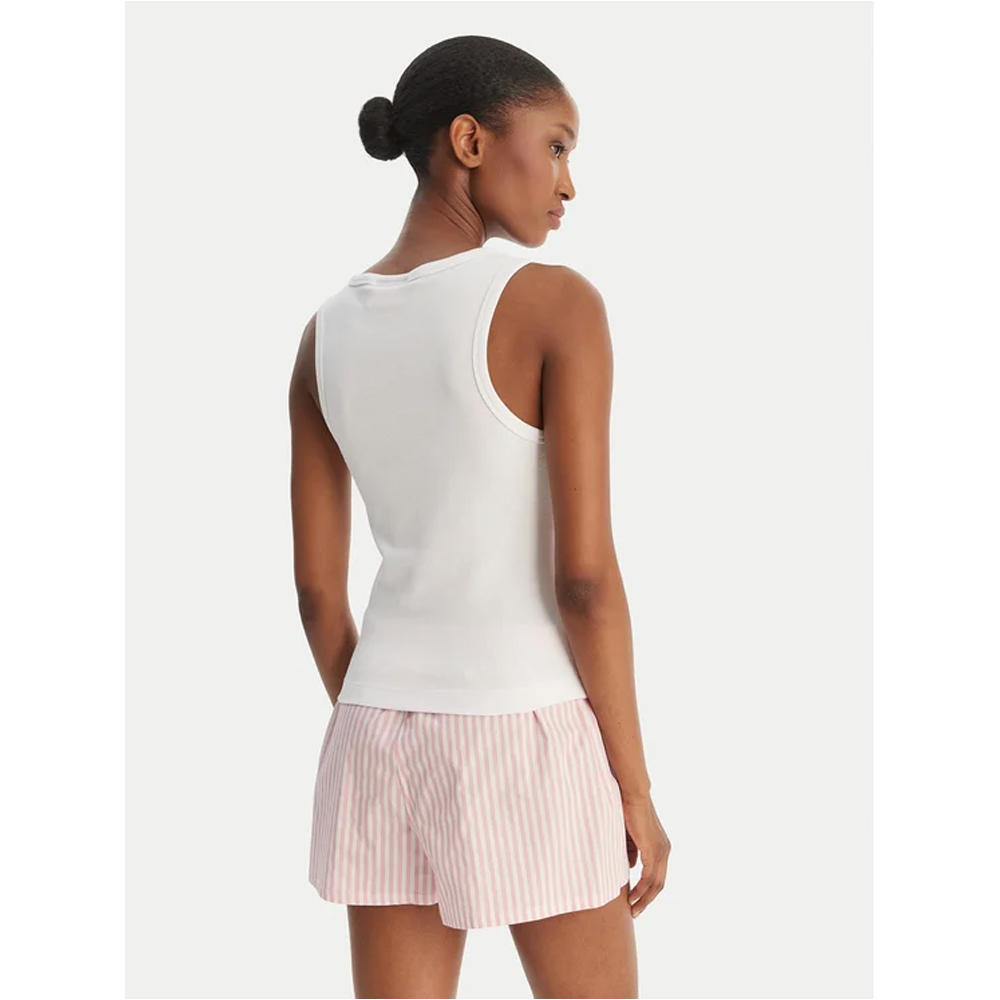 JUICY COUTURE Dog Crest Embroidery Vest And Boxer Short Γυναικείο Σετ Αμάνικο T-Shirt - Σορτς - 2