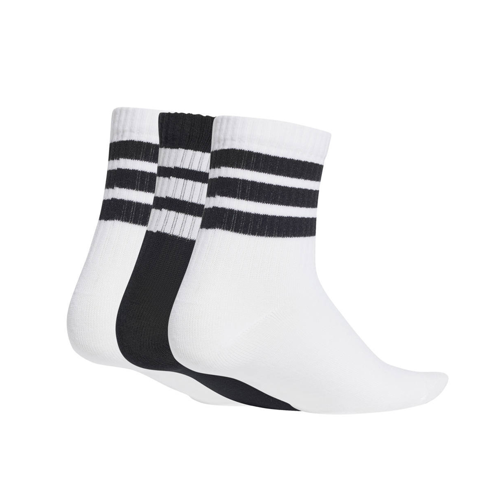 ADIDAS Linear Rib Socks 3 Pairs Unisex Κάλτσες 3 Ζεύγη  - 2
