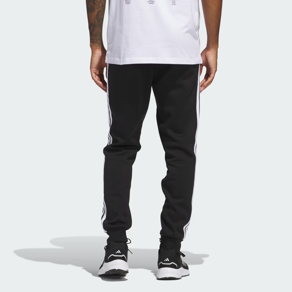 ADIDAS Essentials 3 Stripes Fleece Ανδρικό Παντελόνι Φόρμας  - 3