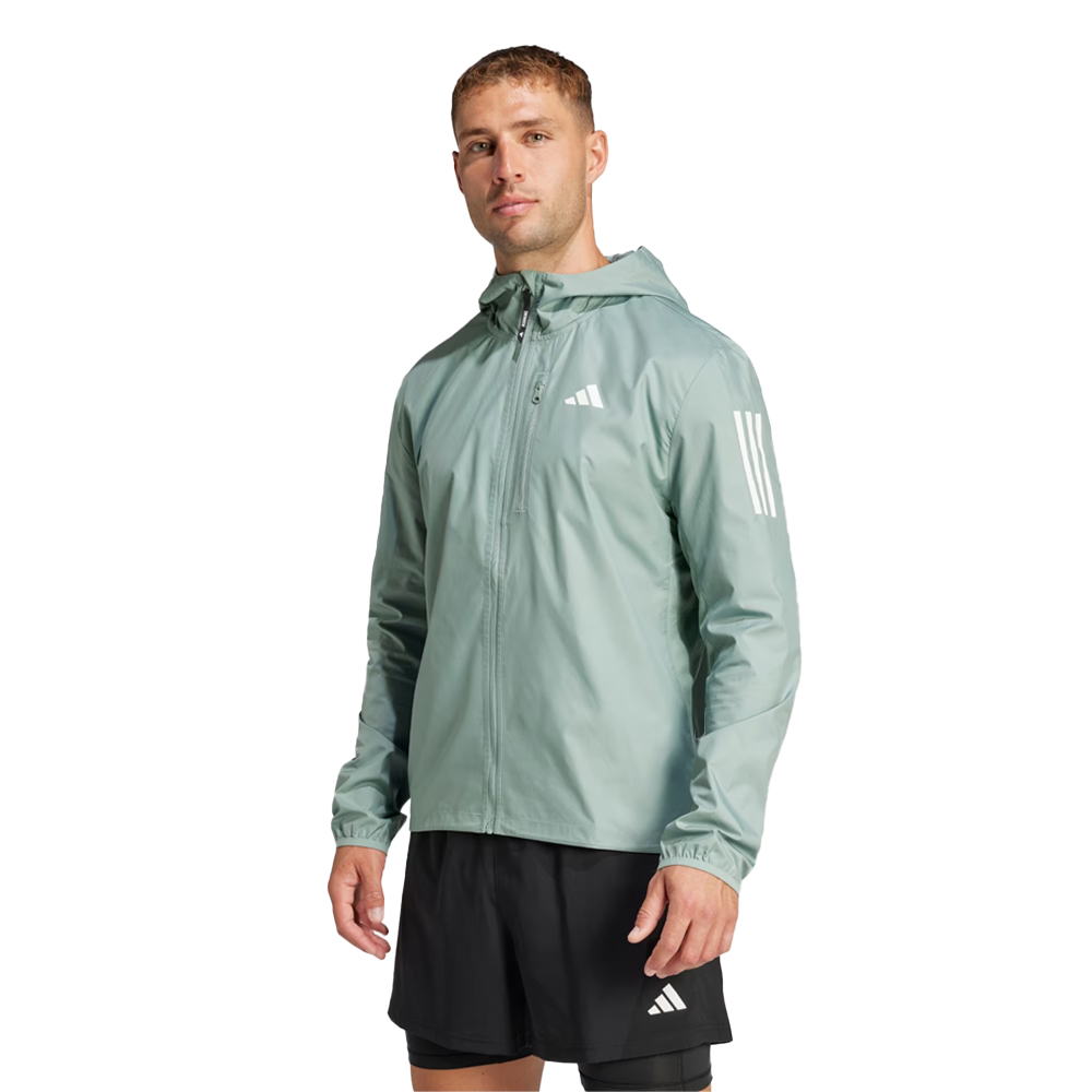 ADIDAS Own The Run Jacket Ανδρικό Αντιανεμικό Μπουφάν  - Πράσινο