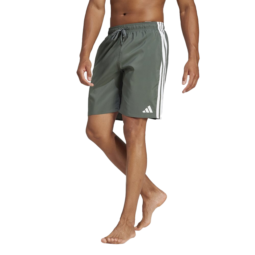 ADIDAS 3-Stripes Swim Shorts 8-Inch Ανδρικό Μαγιό - Πράσινο