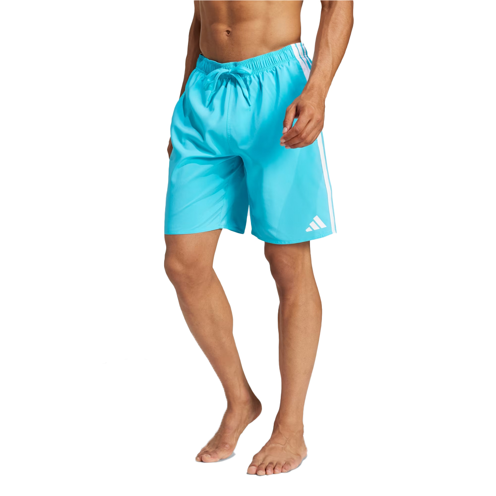 ADIDAS 3-Stripes Swim Shorts 8-Inch Ανδρικό Μαγιό - Γαλάζιο