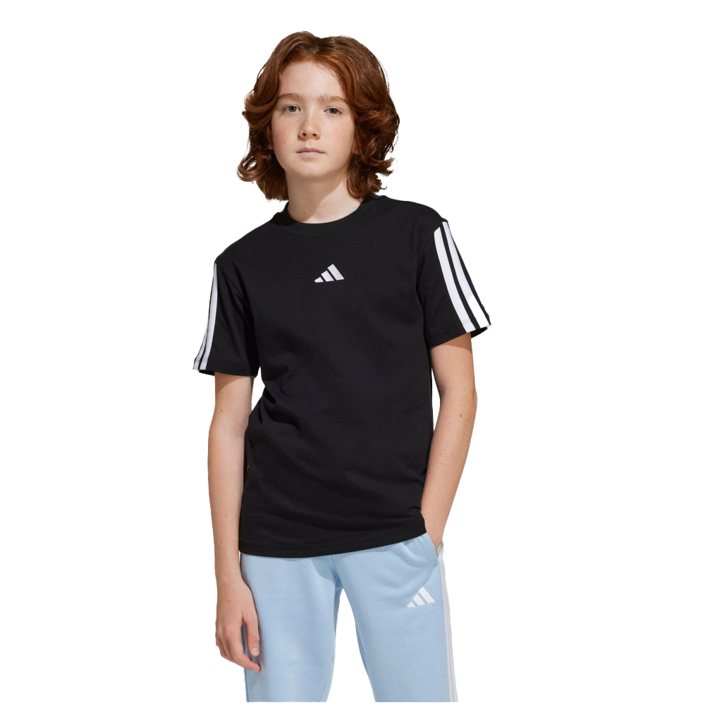 ADIDAS  3-Stripes Tee Παιδικό T-Shirt - Μαύρο