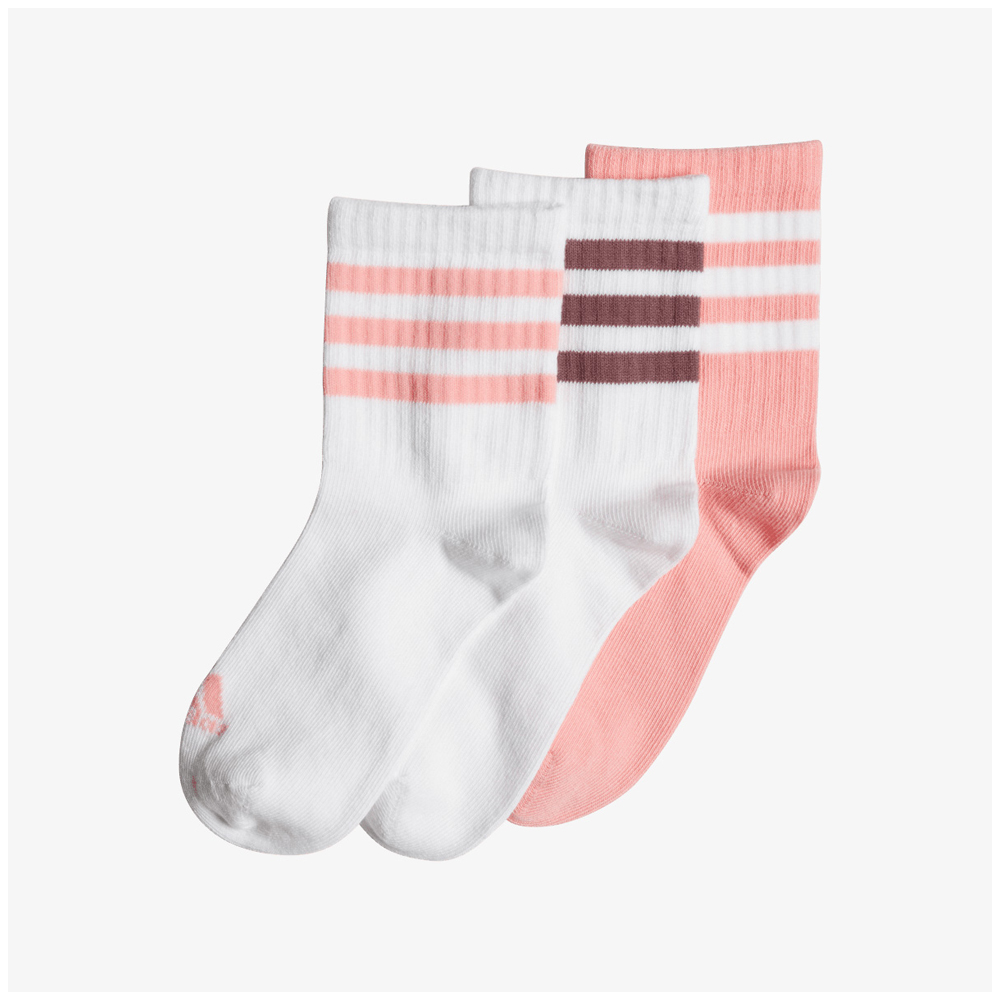 ADIDAS Kids Bts 3 Pairs Socks Παιδικές Κάλτσες 3 ζεύγη - Ροζ