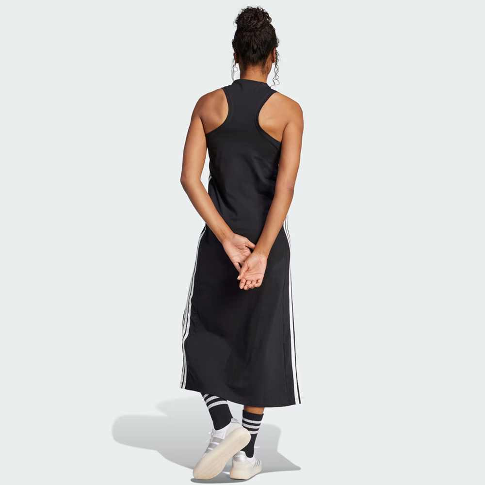ADIDAS Essentials 3-Stripes Long Racerback Dress Γυναικείο Φόρεμα  - 2
