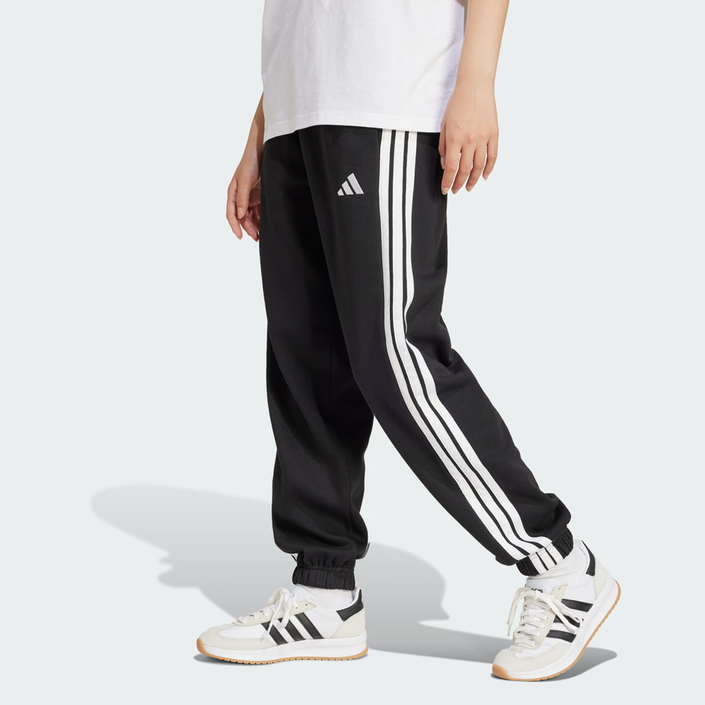 ADIDAS Essentials 3-Stripes Fleece Loose-Fit Pants  Γυναικείο Παντελόνι Φόρμας - 3