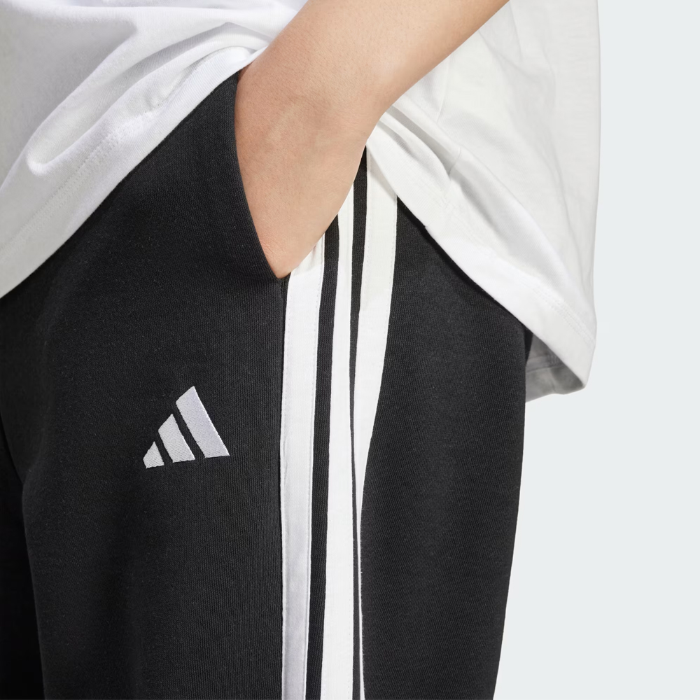 ADIDAS Essentials 3-Stripes Fleece Loose-Fit Pants  Γυναικείο Παντελόνι Φόρμας - 4