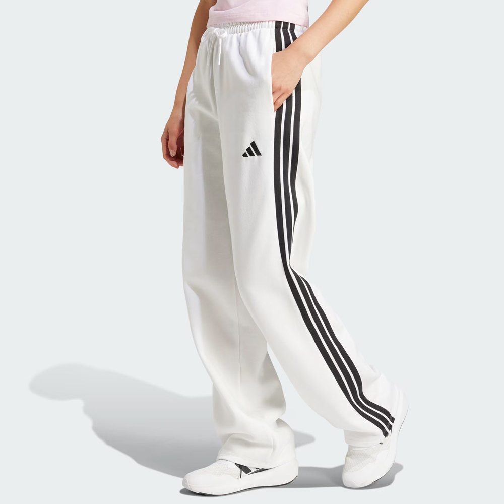 ADIDAS Essentials 3 Stripes Fleece Pants Γυναικείο Παντελόνι Φόρμας  - 2