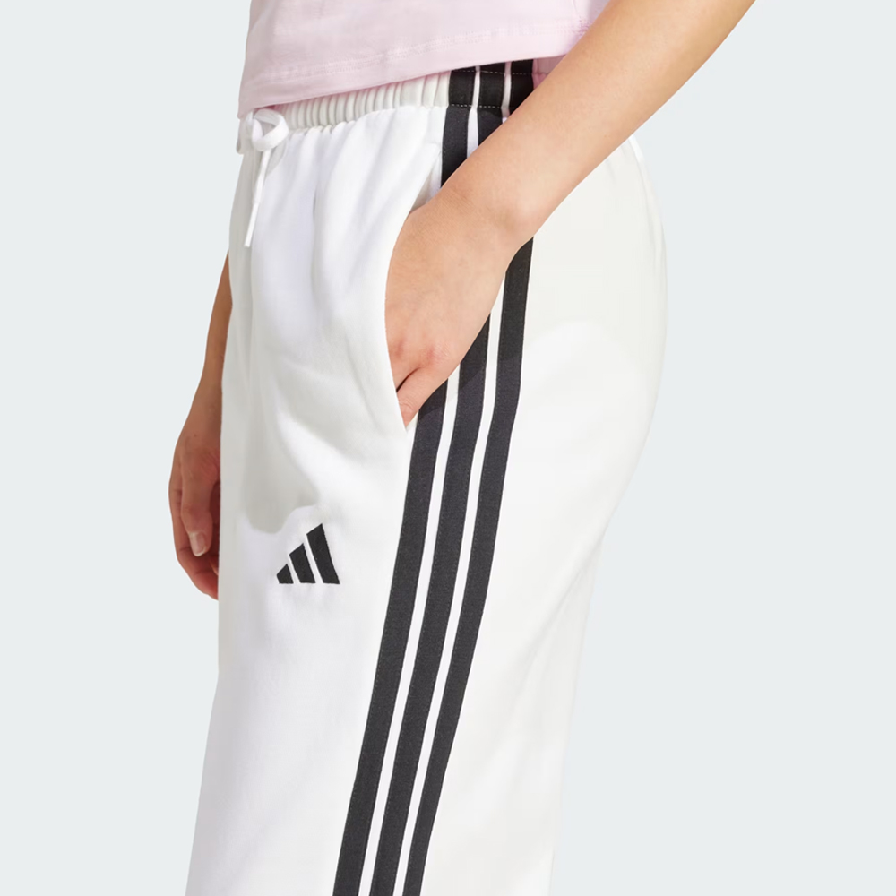 ADIDAS Essentials 3 Stripes Fleece Pants Γυναικείο Παντελόνι Φόρμας  - 4