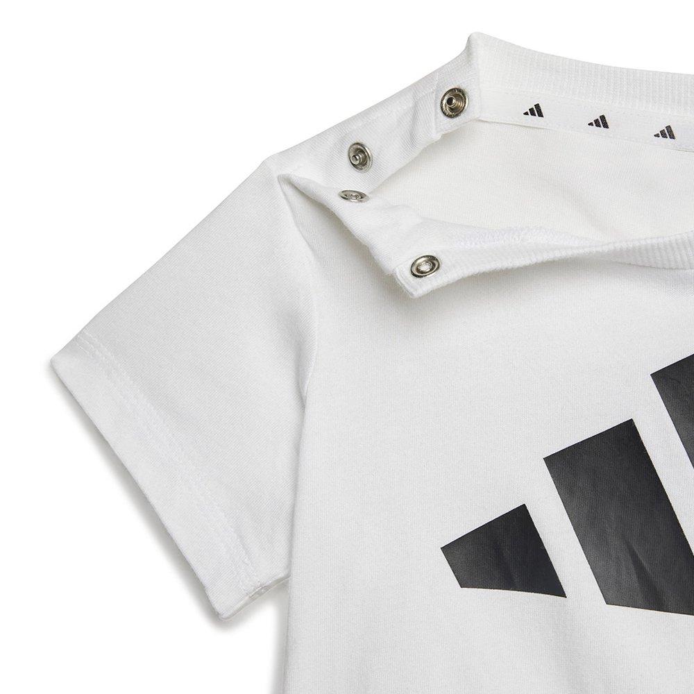 ADIDAS Essentials Big Logo Shorts Tee Set Βρεφικό/Παιδικό Σετ Σορτσάκι-Κοντομάνικη Μπλούζα - 4