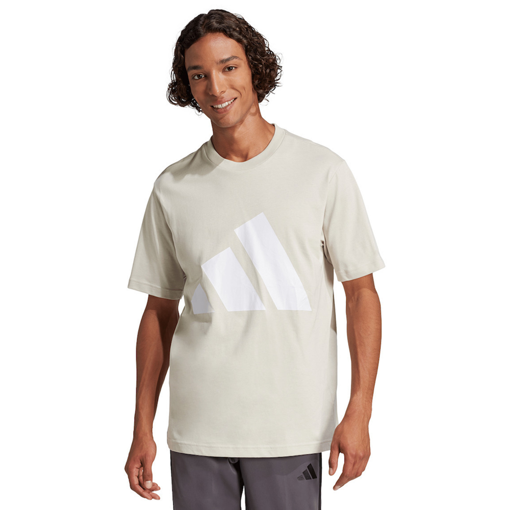 ADIDAS Essentials Big Logo Tee Ανδρικό T-Shirt  - Μπεζ