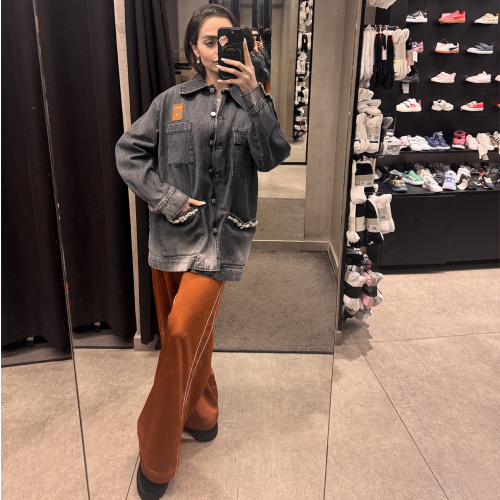 MILKWHITE Denim jacket Γυναικείο Μπουφάν Τζιν - 2