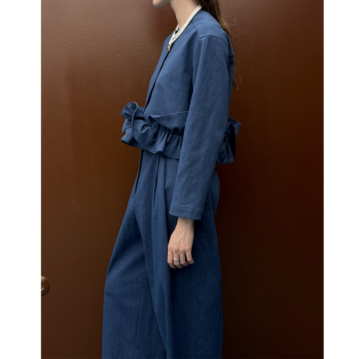 MILKWHITE Jean Jacket Γυναικείο Μπουφάν Τζιν - 4