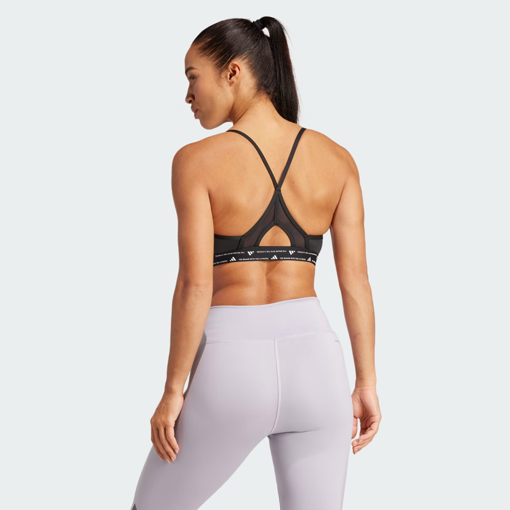 ADIDAS Aeroreact Training 3-Stripes Bra Γυναικείο Αθλητικό Μπουστάκι - 2