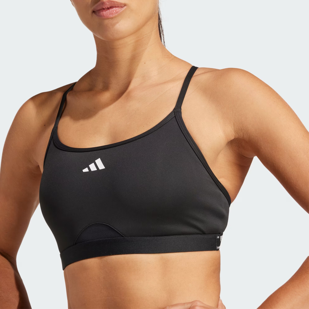 ADIDAS Aeroreact Training 3-Stripes Bra Γυναικείο Αθλητικό Μπουστάκι - 3