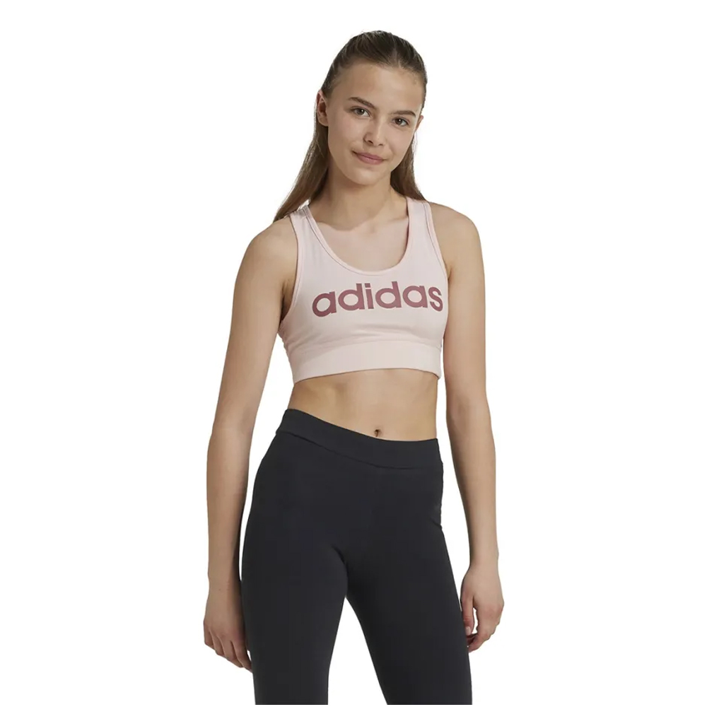 ADIDAS Girls Linear Cr Tk Παιδικό Μπουστάκι - Ροζ