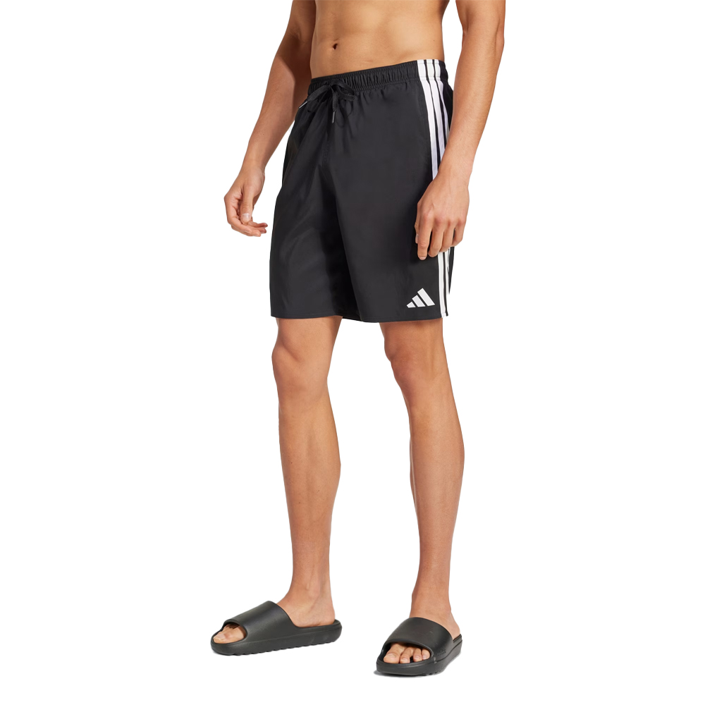 ADIDAS 3-Stripes Swim Shorts 8-Inch Ανδρικό Μαγιό - Μαύρο
