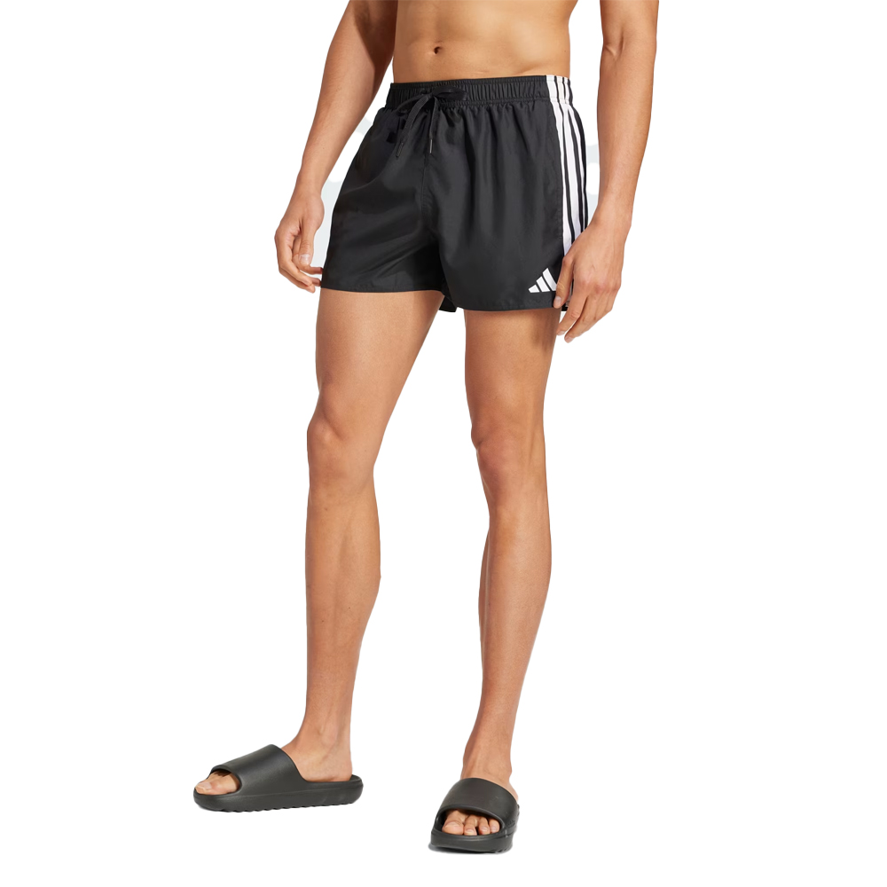  ADIDAS 3-Stripes Swim Shorts 3-Inch Ανδρικό Μαγιό  - Μαύρο
