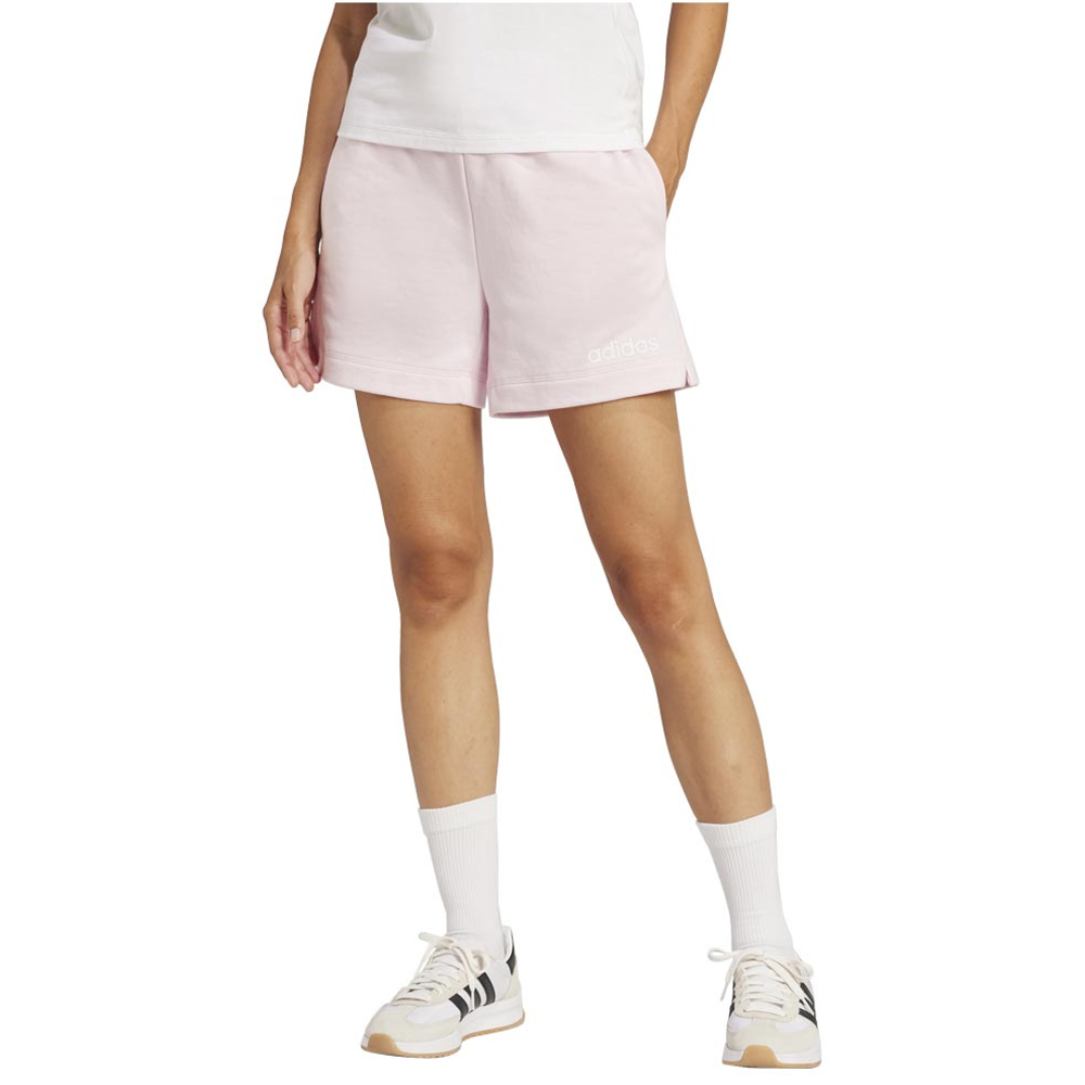 ADIDAS Linear French Terry Shorts Γυναικείο Σορτς - Ροζ