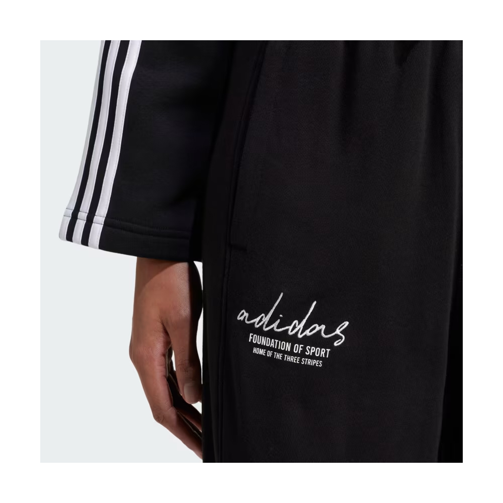 ADIDAS Signature Graphic Embroidery French Terry Straight Leg Pants Γυναικείο Παντελόνι Φόρμας - 4