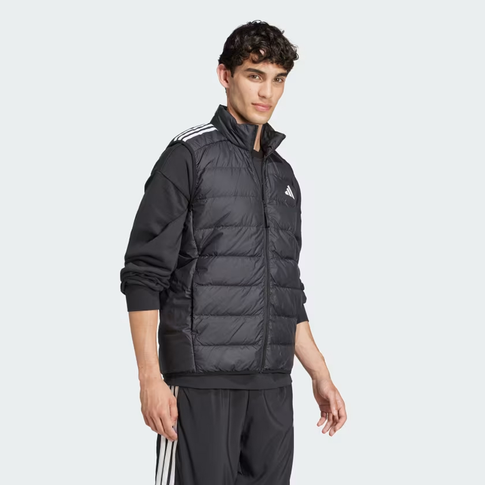 ADIDAS Essentials 3 Stripes Light Down Vest Ανδρικό Αμάνικο Μπουφάν  - 4