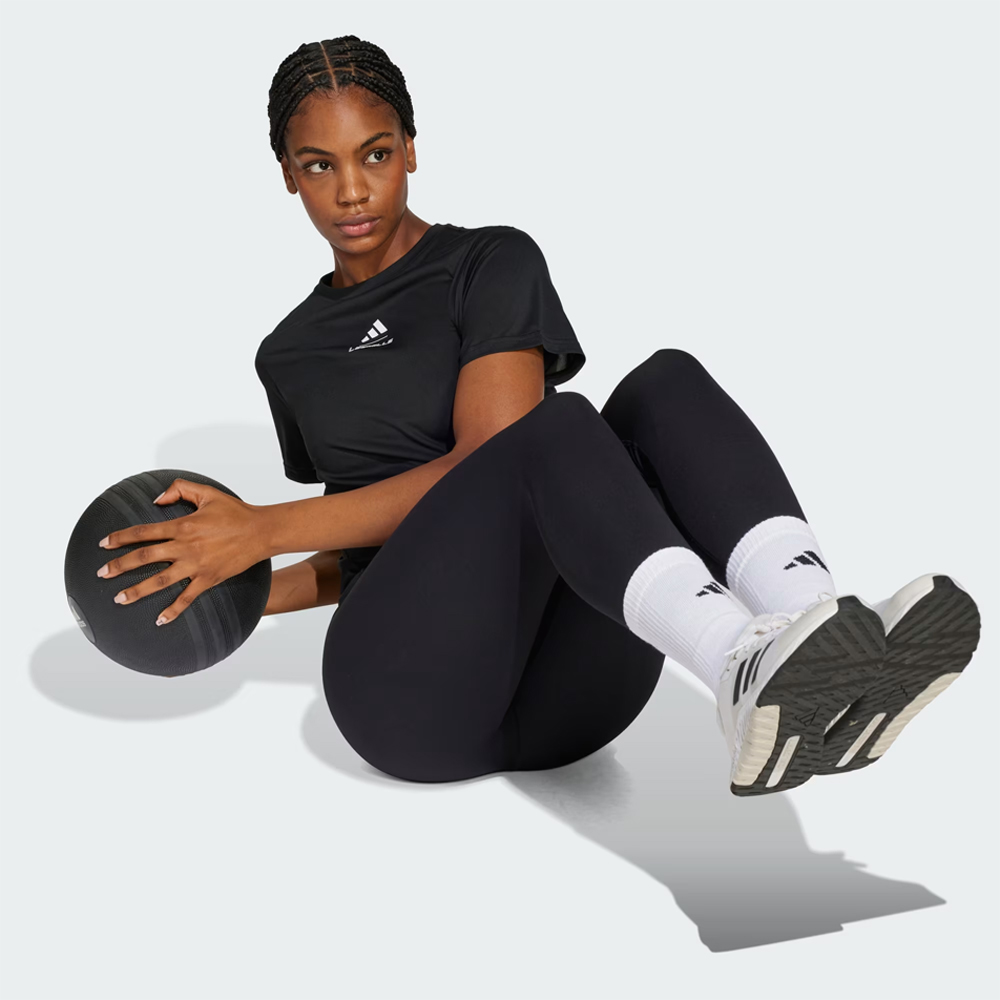 ADIDAS Les Mills Graphic Tee Γυναικείο T-Shirt Προπόνησης  - 3