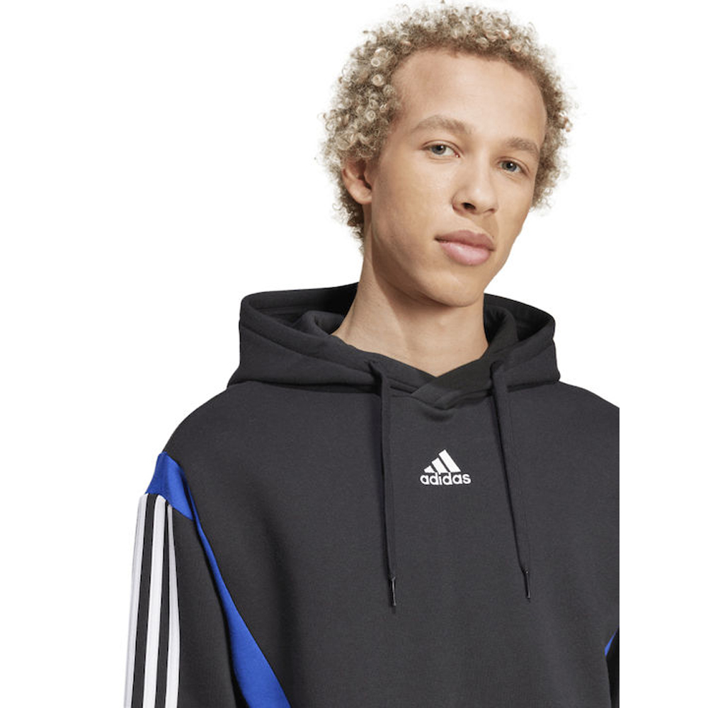 ADIDAS Colorblock Hoodie Ανδρικό Φούτερ Με Κουκούλα  - 4