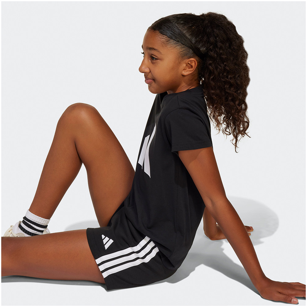 ADIDAS Essentials 3-Stripes French Terry Shorts Παιδικό Σορτς - 4