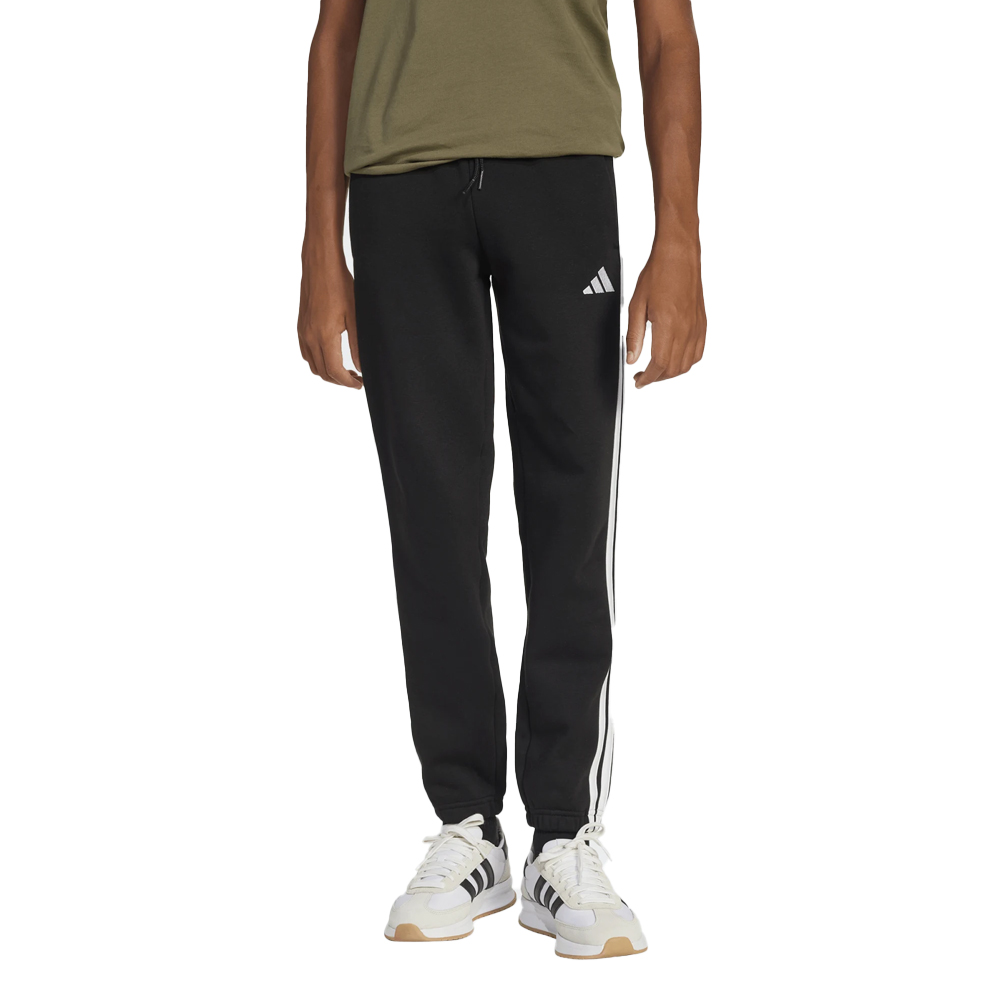 ADIDAS 3-Stripes Fleece  Essentials Pants Παιδικό Παντελόνι Φόρμας - Μαύρο
