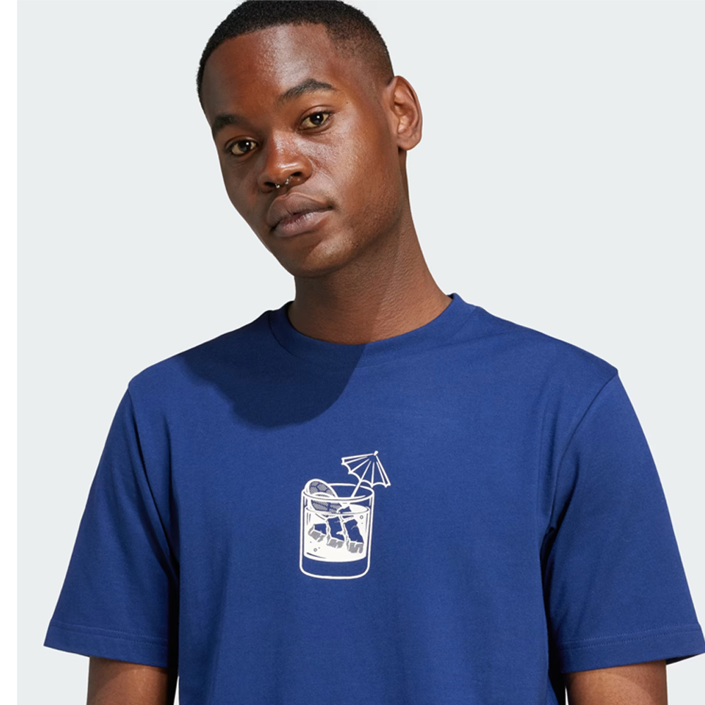 ADIDAS Lounge Drink Graphic Unisex Tee  - 3