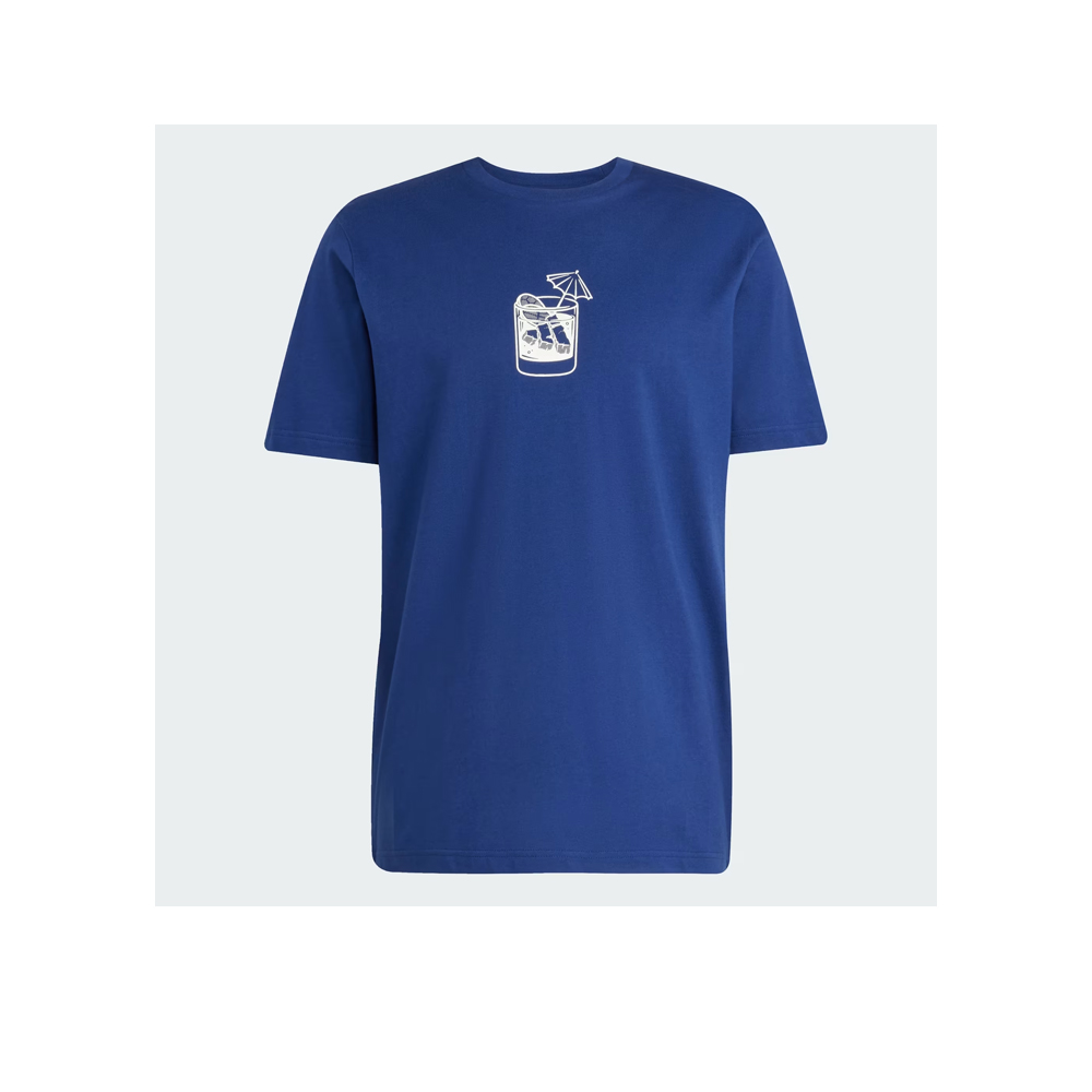 ADIDAS Lounge Drink Graphic Unisex Tee  - 4