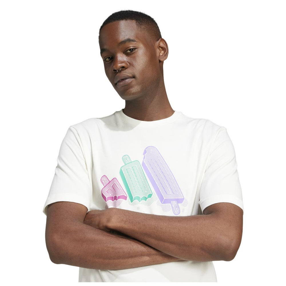 ADIDAS Lounge Ice Graphic Tee Ανδρικό T-Shirt - 3